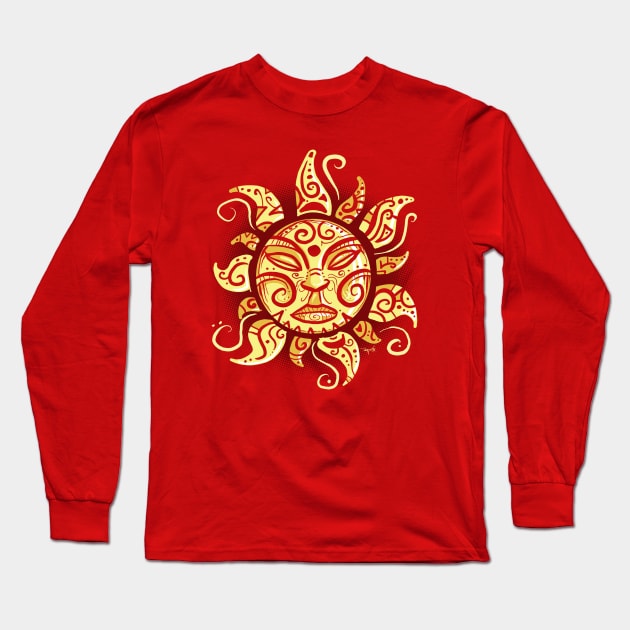 Sun god Long Sleeve T-Shirt by OsFrontis